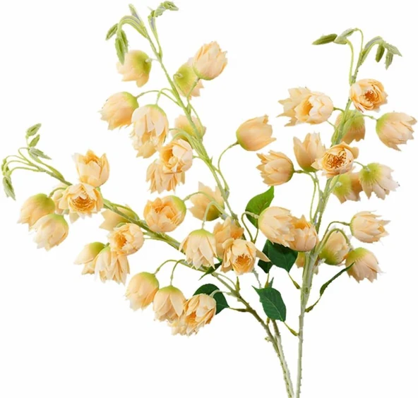 Yapay Çiçek Çan Çiçeği Yavruağzı 85cm Tek Dal Kumaş Çiçek Uzun Dal - Resim 4