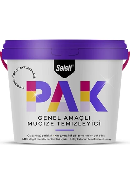 Selsil Pak Genel Amaçlı Mucize Temizleyici 500Gr N11.11008 ürün görseli