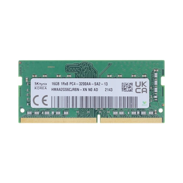 Sk Hynix HMAA2GS6CJR8N-XN 16 GB Ddr4 3200 Mhz CL19 Notebook Ram ürün görseli 1