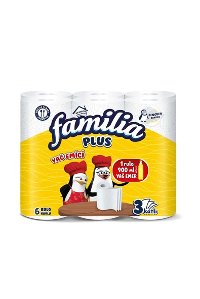 FAMILIA PLUS YAĞ EMİCİ HAVLU 6 ürün görseli