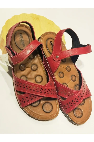 Monalisa Home 36 Numara Renkli Figürlü Gösterişli Sandalet