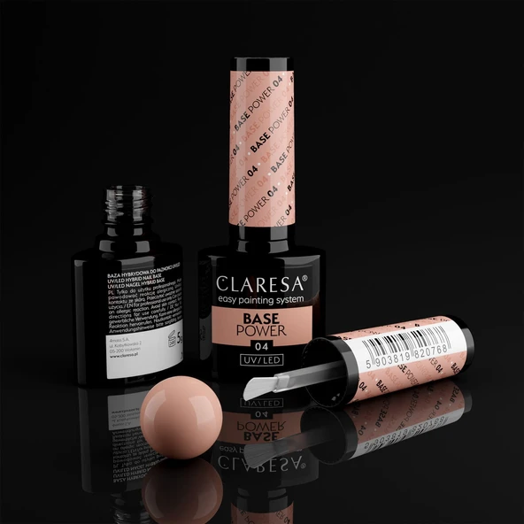 Claresa Renkli Power Base Coat Nude Serisi 04 - 5g - Resim 5