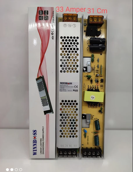 12V-33A-400W-IP20 ULTRA SLİM TRAFO (5284) ürün görseli