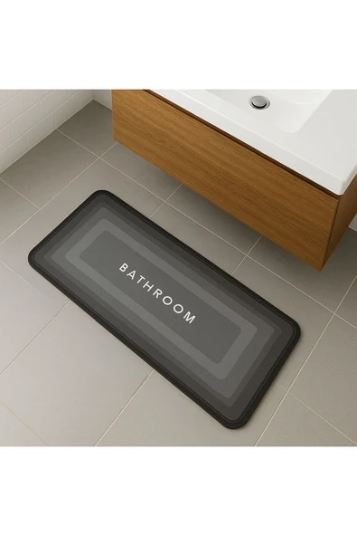 NACTUMU Sihirli Süper Su Emici Uzun Paspas, Kaymaz Tabanlı 40x120 cm - Resim 2