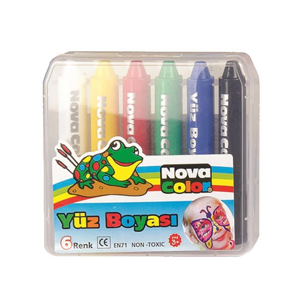 Nova Color Yüz Boyası 6 Lı Ruj Tipi Nc-210