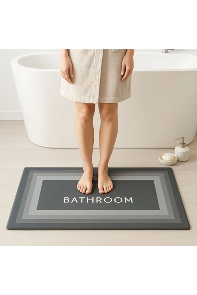 NACTUMU Sihirli Süper Su Emici Uzun Paspas, Kaymaz Tabanlı 40x120 cm - Resim 4