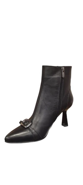 VENÜS 2554001K SİVRİ BURUN İNCE TOPUK KADIN DERİ BOT - Resim 3