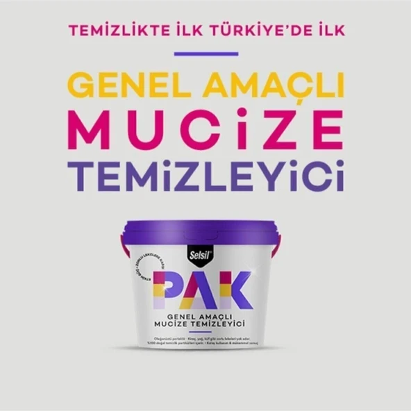 Selsil Pak Genel Amaçlı Mucize Temizleyici 500 gr x 3 - Resim 3