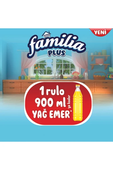 Plus Yağ Emici Kağıt Havlu 24 Rulo (6 Rulo x 4 Paket) - Resim 5