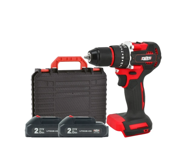 Attlas Atb 21 BLPD-202C 21V 2x2.0Ah Çift Akülü Kömürsüz Darbeli Matkap - A0104075 - 3