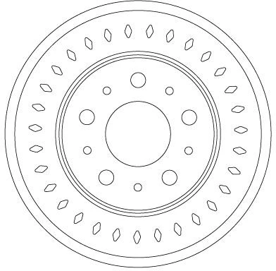 TRW DF6925S FREN DİSKİ ARKA FIAT DUCATO 06> PEUGOET BOXER 06> CITROEN JUMPER 06> 300x22x19.9MM 51957511-51957512-1612435780 ürün görseli 1
