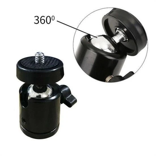 BUFFER® 8inç 20cm Youtube Instagram Tiktok Selfie  Stüdyo Video Fotoğraf Ring Light  Tripod Led Halk - Resim 3