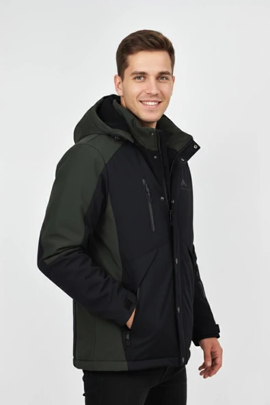 Erkek Kapüşonlu Spor Mont Regular Fit 3016 BGL-ST04904 - Resim 7