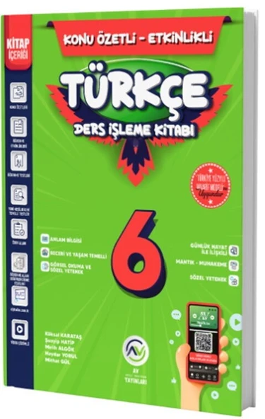 6. Sınıf Türkçe Ders İşleme Kitabı Av Yayınları ürün görseli