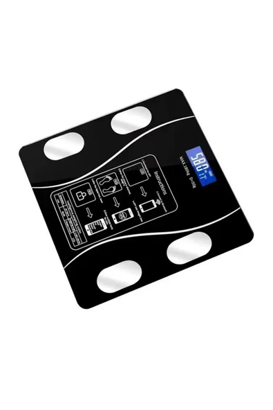 NACTUMU Akıllı Dijital Baskül, Yağ Ölçer ve Bluetooth Bağlantılı Fonksiyonel Tartı - Resim 5