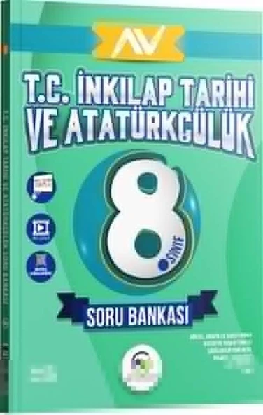 8. Sınıf LGS T.C. İnkılap Tarihi ve Atatürkçülük Soru Bankası Av Yayınları ürün görseli