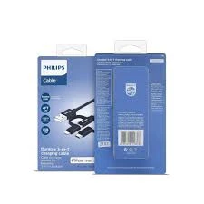 PHİLİPS 1.2 MT. 3 Ü 1 ARADA ŞARJ KABLO - Resim 2