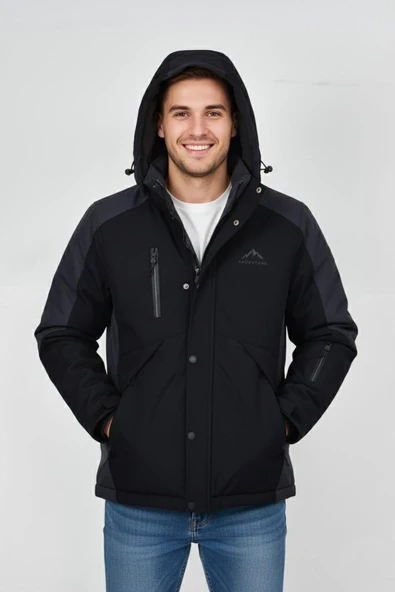 Erkek Kapüşonlu Spor Mont Regular Fit 3016 BGL-ST04904 ürün görseli