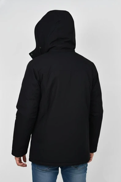 Erkek Kapüşonlu Spor Mont Regular Fit 3338 BGL-ST04903 - Resim 5