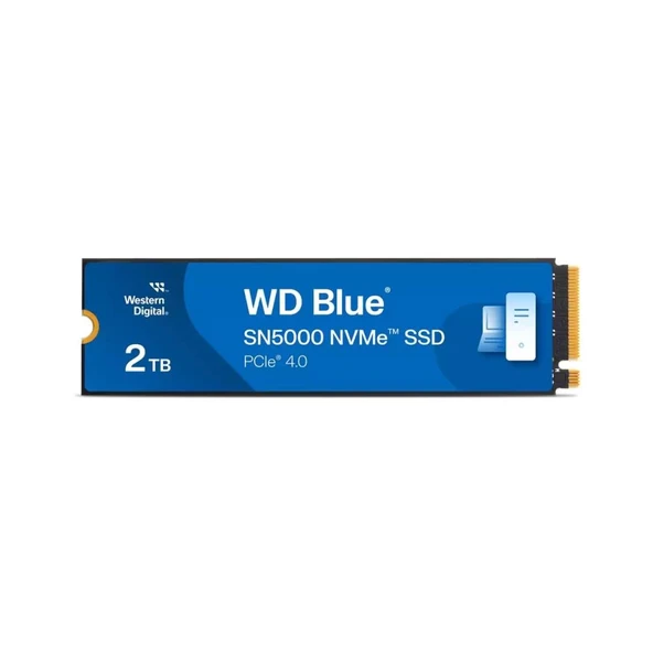 Wd 2TB Blue SN5000 M.2 NVMe SSD 5150/4850 Mbs WDS200T4B0E ürün görseli 1