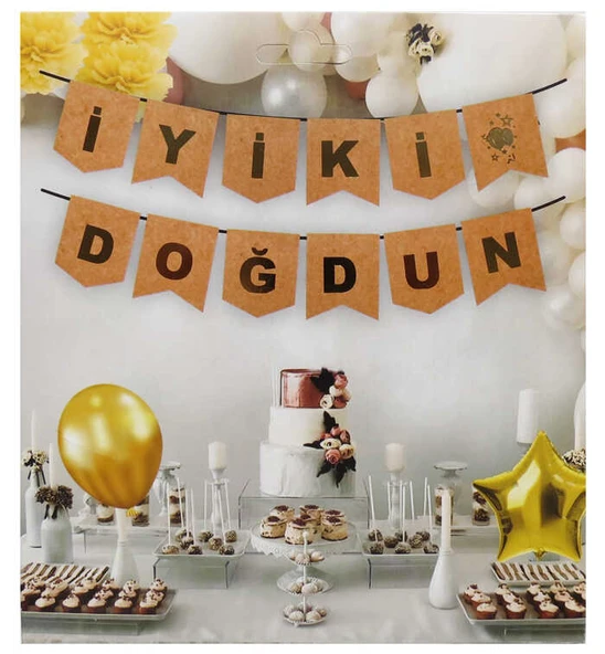 FLAMA İYİKİ DOĞDUN NATUREL KRAFT 1 ADET - Resim 2