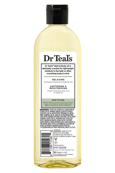 Dr.Teals Okaliptüs ve Nane Özlü Nemlendirici Banyo ve Vücut Yağı 260ML - 2