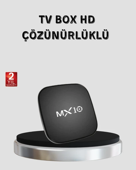 Android 4K TV Box – Wi-Fi, Bluetooth, Dolby Ses, 60 FPS Ultra HD ürün görseli