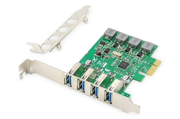 Digitus DS-30226  4 Port USB3.0 PCI Express kart. (Model: VL805) ürün görseli 1