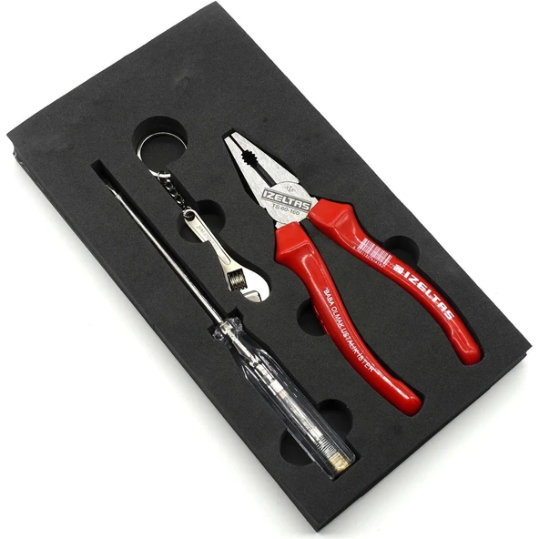 İzeltaş Pense Kontrol Kalemi Set (2 Parça) ürün görseli 1