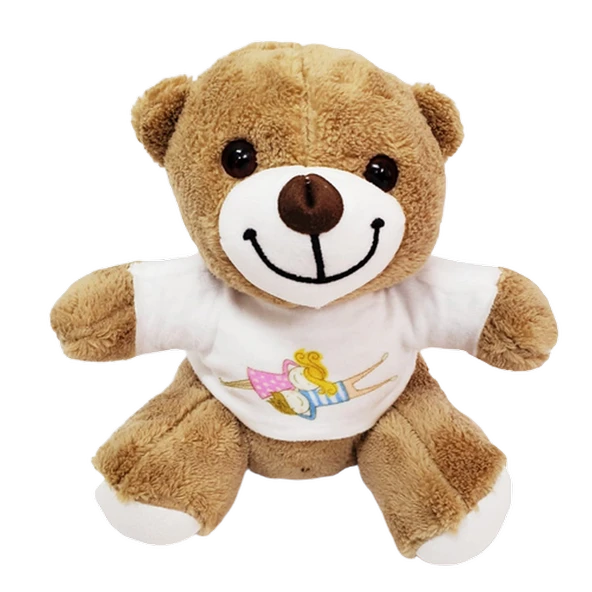 Sevimli Tişörtlü Peluş Ayicik ürün görseli 1