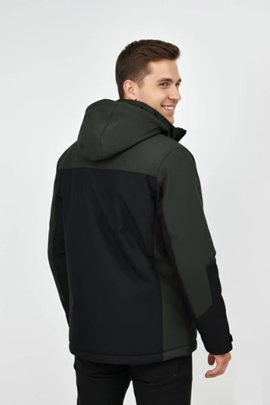 Erkek Kapüşonlu Spor Mont Regular Fit 3016 BGL-ST04904 - Resim 11