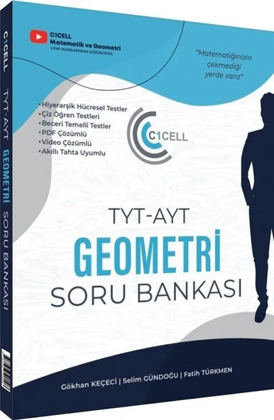 TYT AYT Geometri Soru Bankası C1cell Yayınları ürün görseli 1