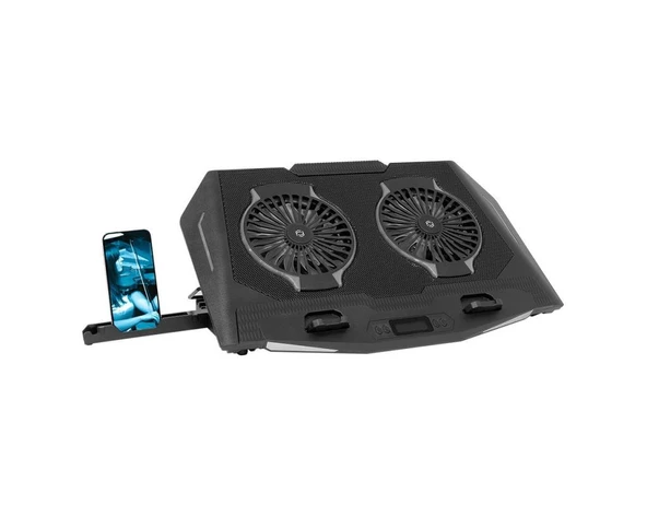 Frisby FNC-5250ST GS2 2 fanlı notebook siyah stand - Resim 2