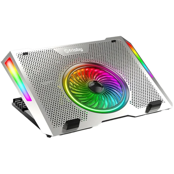 Frisby FNC-5265ST 1*125+4*60 fanlı notebook RGB stand ürün görseli 1