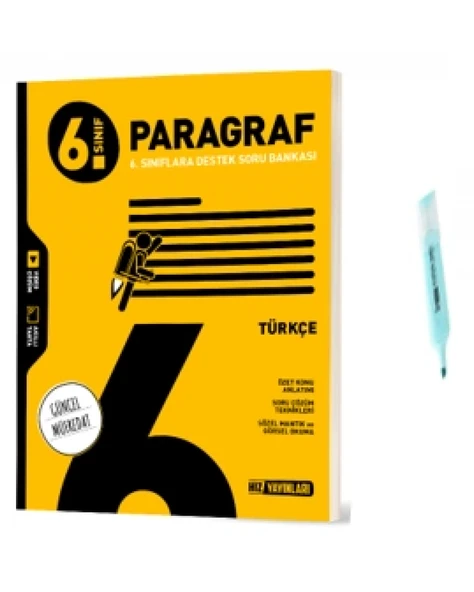 6.Sınıf Paragraf Soru Bankası (Yeni Müfredat) ürün görseli 1