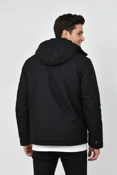 Erkek Kapüşonlu Spor Mont Regular Fit 3335 BGL-ST04902 - Resim 5