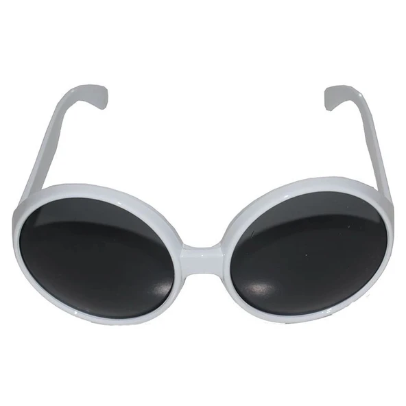 80 Li Yıllar Beyaz Renk Nostalji Yeşilçam Parti Gözlüğü ürün görseli