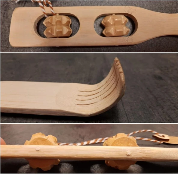 Doğal Bambu Kaşınma Ve Masaj Sopası - Resim 2