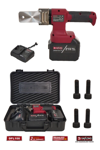 DAFLONG PRO 15 PİLLİ ÇİFT BATARYALI ŞARJLI PVC BORU KAYNAK MAKİNASI DFL-100