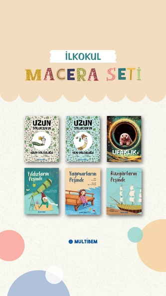İLKOKUL MACERA SETİ - 6 KİTAP ürün görseli