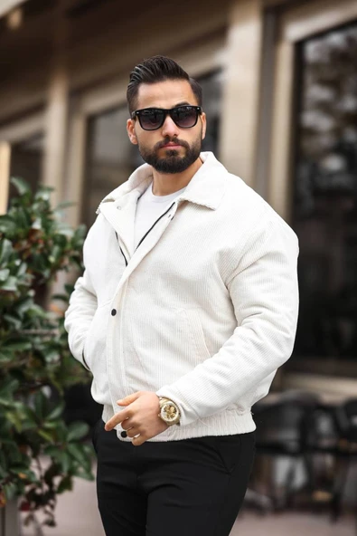 Old Money Culture Oversize Baharlık Kadife Ceket - 6