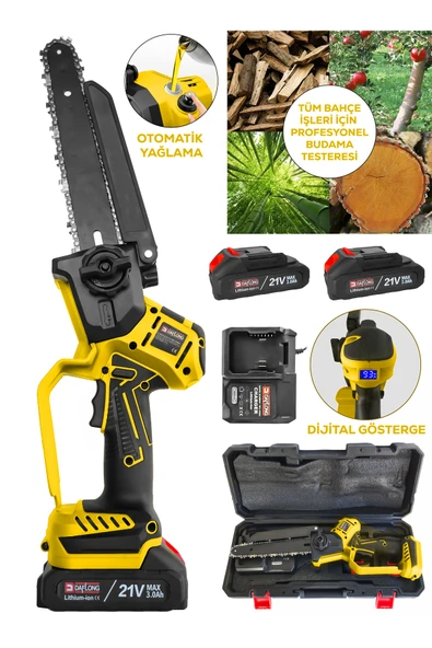 DAFLONG PROFESYONEL DİJİTAL GÖSTERGELİ OTOMOTİK YAĞLAMALI BRUSHLESS BAKIR S. DAL BUDAMA MAKİNASI - Resim 2