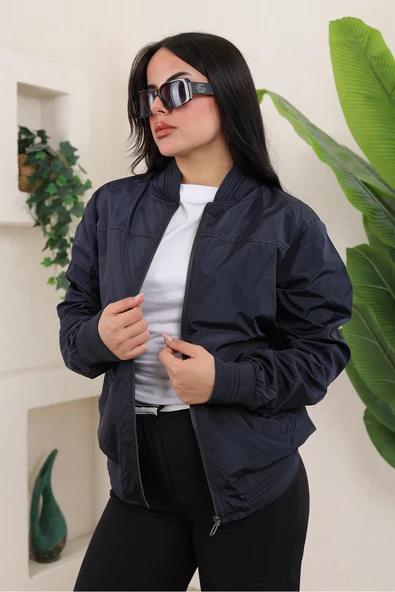 KADIN TAM KALIP  BOMBER CEKET - 2