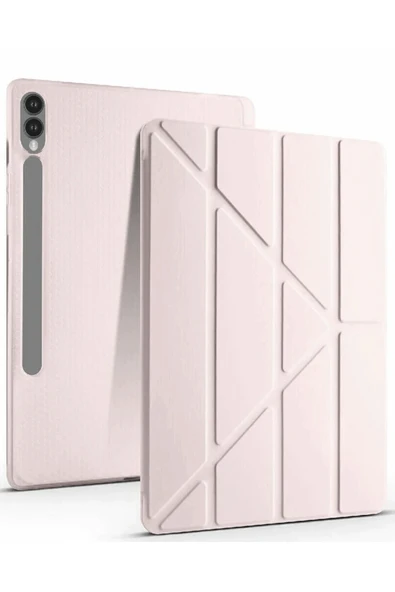 Litae Trend BFS  Samsung Galaxy X610 Tab S9 FE Plus 12.4 Kılıf Kalemlikli Mars Tablet Kılıfı - Rose Gold ürün görseli