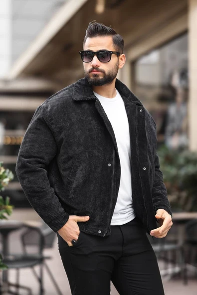 Old Money Culture Oversize Baharlık Kadife Ceket - 8