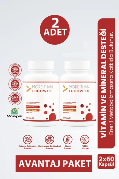 More Than Lugowith 60 Kapsül 2 Adet ürün görseli 1