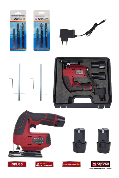 DAFLONG PRO BAKIR SARGILI ŞARJLI DEKUPAJ TESTERE MAKİNASI DFL85