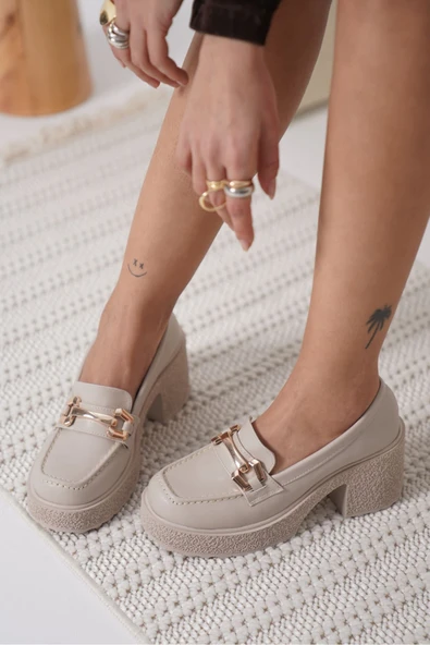 Diana Kadın Bej Günlük Ayakkabı - Resim 5