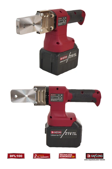 DAFLONG PRO 15 PİLLİ ÇİFT BATARYALI ŞARJLI PVC BORU KAYNAK MAKİNASI DFL-100 - 3