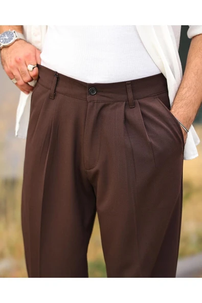 Baggy Kumaş Pantolon - 6